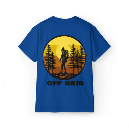 Off Grid T-Shirt, Outdoor Graphic T-shirt, Adventure T-Shirts, Nature Tees, Hiking T-Shirts, Camping Graphic Shirts, Mountain Tee Shirts - SaviTraviDesigns