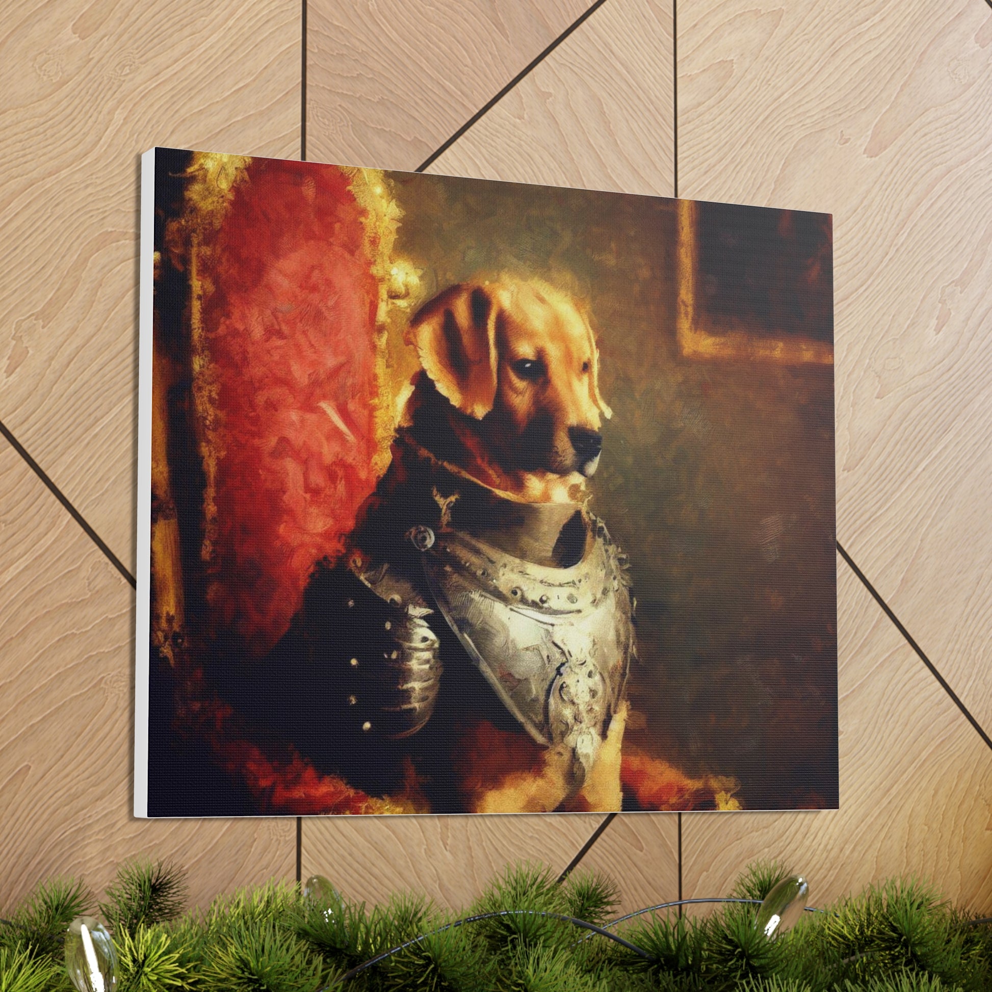 Fancy Dog, Canvas Dog Art, Dog Wall Art, Canine Canvas Art,Canvas Gallery Wraps, Pet Art, King Dog