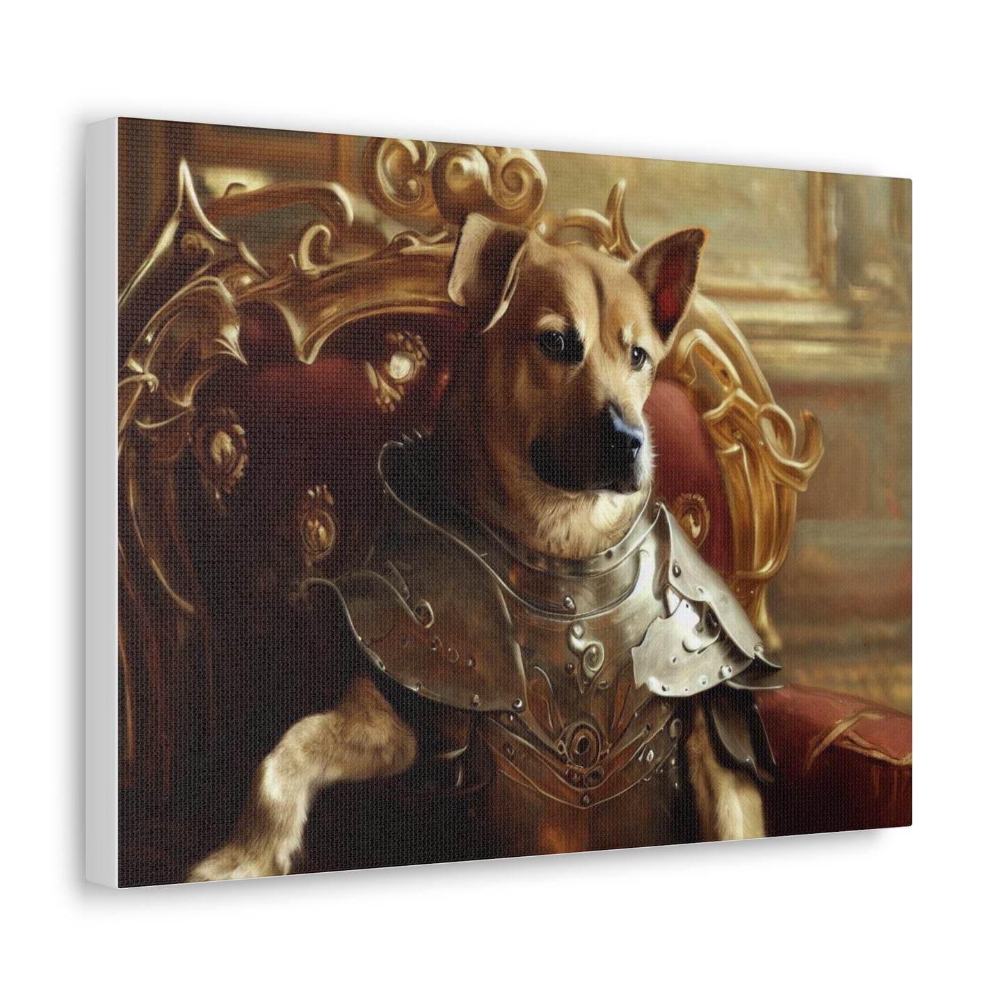 Fancy Dog, Canvas Dog Art, Dog Wall Art, Canine Canvas ArtCanvas Gallery Wraps - SaviTraviDesigns