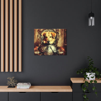 Fancy Dog, Canvas Dog Art, Dog Wall Art, Canine Canvas Art, Canvas Gallery Wraps