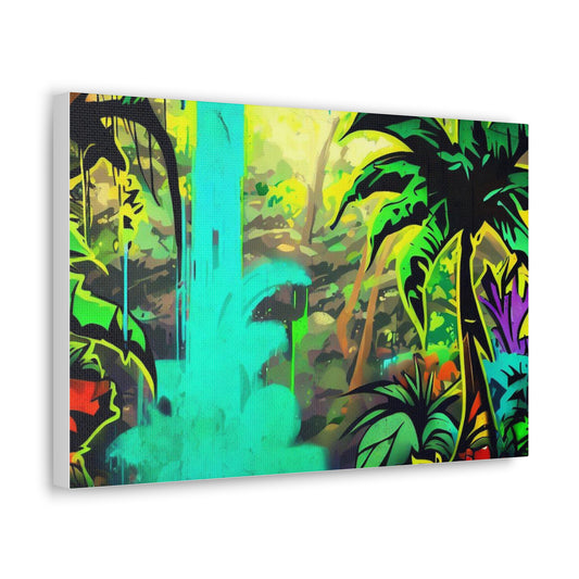 Graffiti Jungle, Graffiti art prints, Street art canvas, Urban art decor, Graffiti-style wall art, Graffiti canvas prints, Street art posters - SaviTraviDesigns