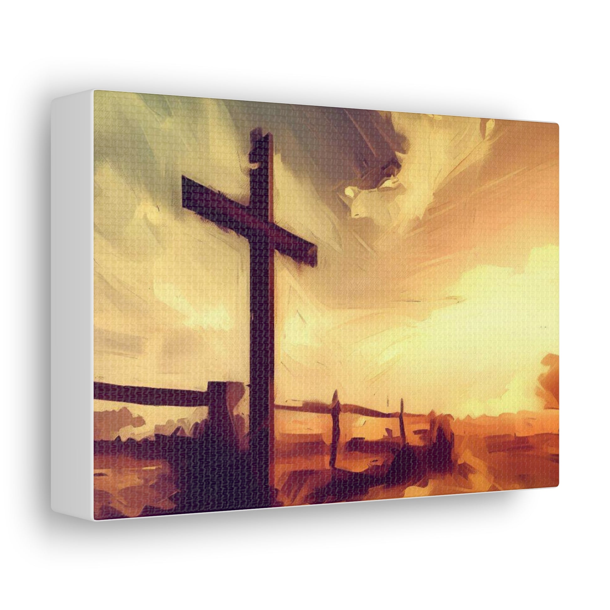 Christian wall art, Cross wall art, Country art, farm art, Canvas Gallery Wraps - SaviTraviDesigns