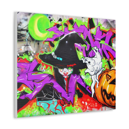 Halloween art, Witch canvas prints, Scary Halloween decor, Halloween home decor, Halloween wall, Gothic wall decor, Canvas Gallery Wraps