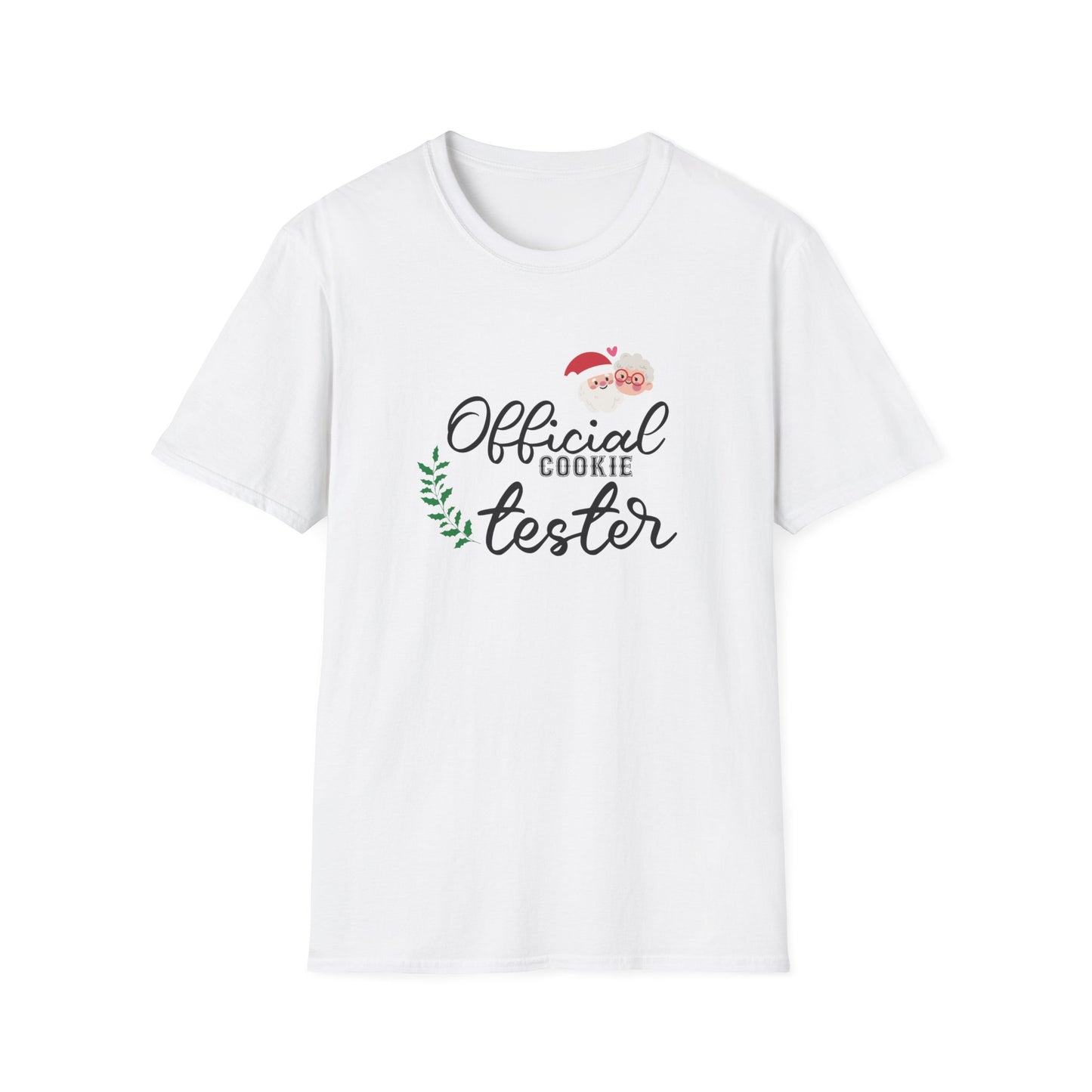 Official Cookie Tester Graphic T Shirt White