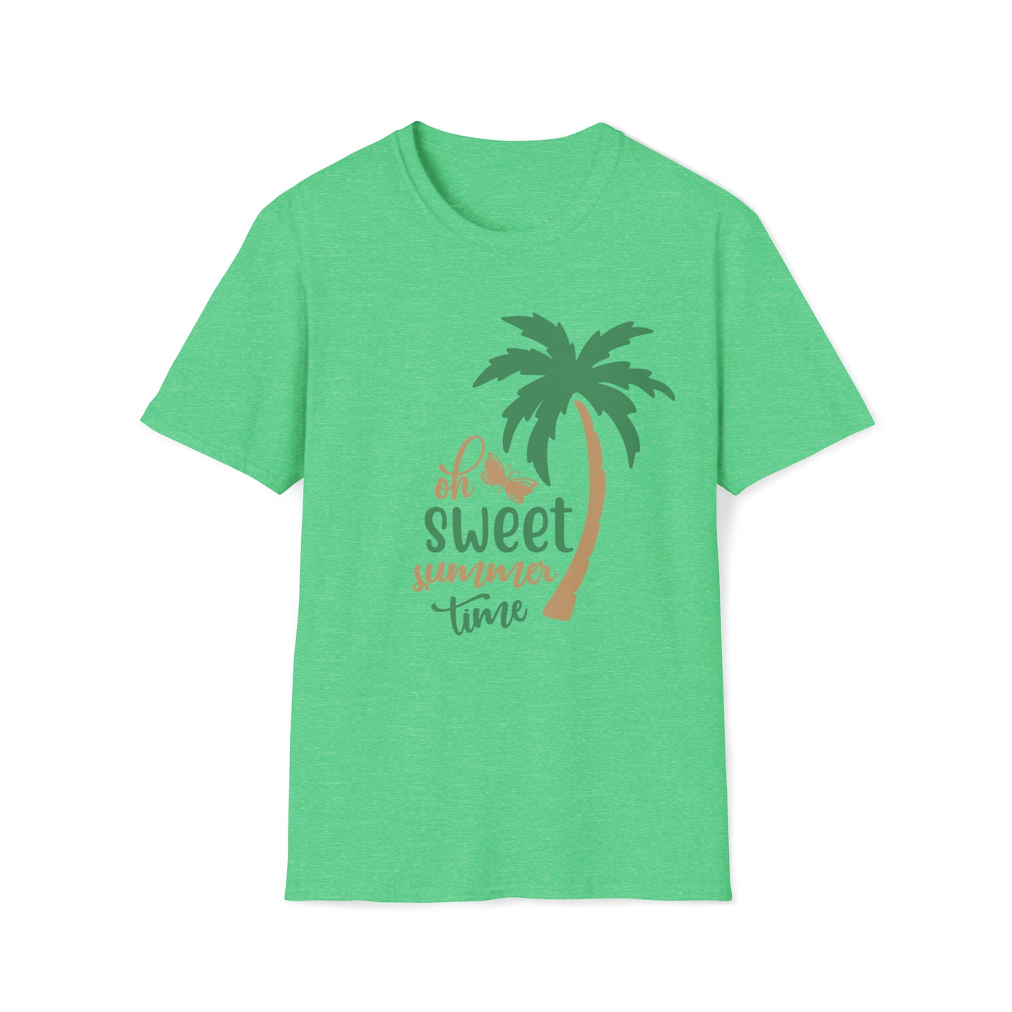 Sweet Summer Time |Beach Lifestyle Shirts | Summer Vibe Apparel Heather Irish Green