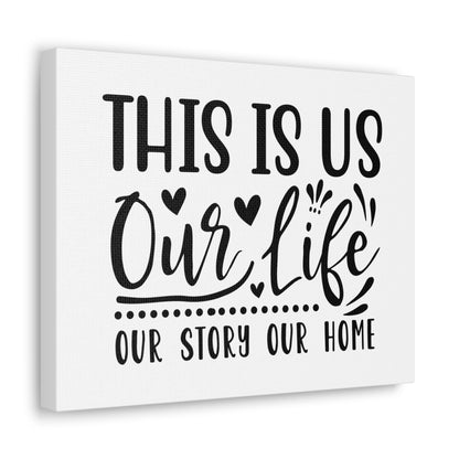 This is our Life, Home decor quotes, House and home signs, Inspirational home quotes, Home sweet home signs, Welcome home signs, Family home quotes, Living room wall quotes - SaviTraviDesigns