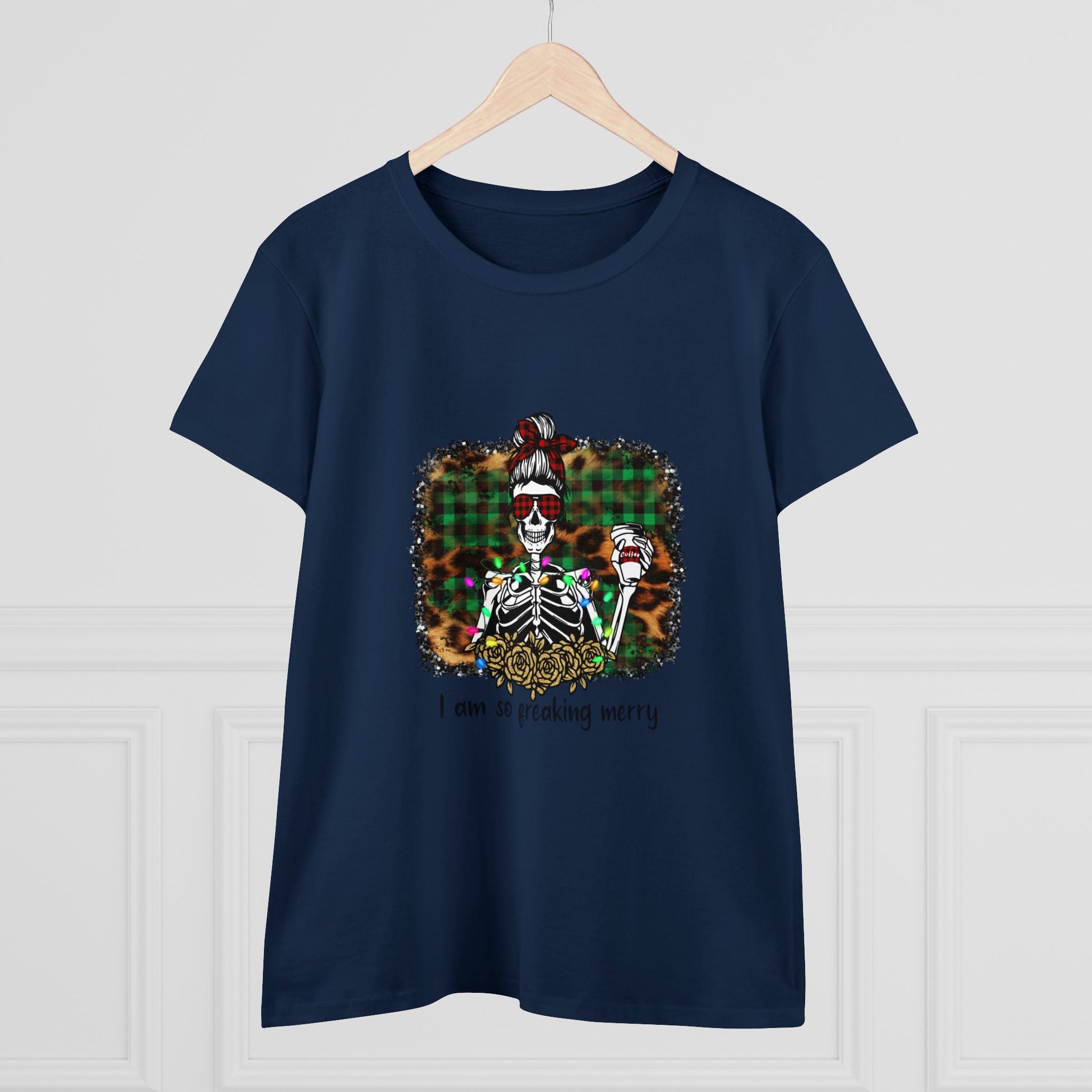 I'm So Freaking Merry, Christmas Graphic Shirts, Festive Holiday T-Shirts, Ugly Christmas Sweater Tees, Funny Christmas Shirt Designs, Cute Xmas Graphic Tees