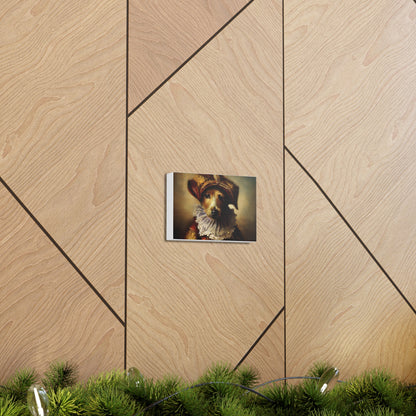 Fancy Dog, Canvas Dog Art, Dog Wall Art, Canine Canvas Art,Canvas Gallery Wraps