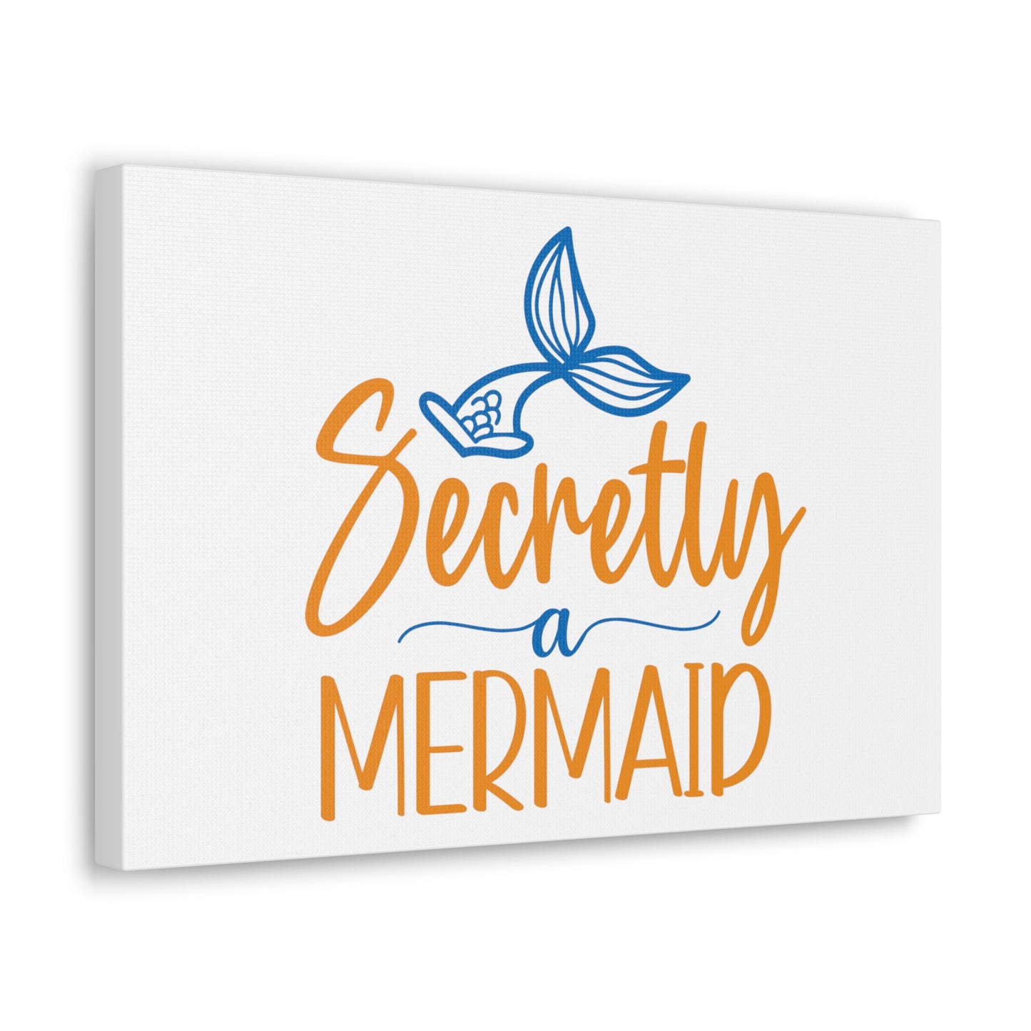 Secretly A Mermaid, Mermaid Wall Art, Coastal Mermaid Decor, Beach House Mermaid Signs, Nautical Mermaid Decor, Mermaid Nursery Wall Decor - SaviTraviDesigns