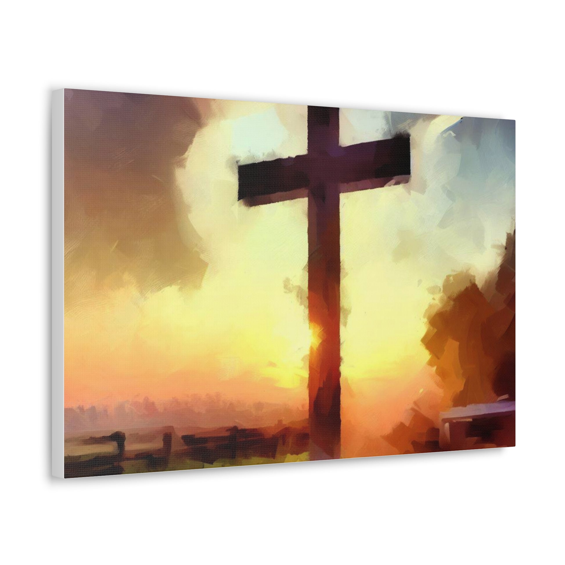 Christian wall art, Cross wall art, Country art, Canvas Gallery Wraps - SaviTraviDesigns