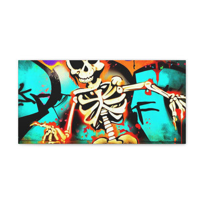 Halloween art, Skeleton canvas prints, Scary Halloween decor, Halloween home decor, Halloween wall, Gothic wall decor, Canvas Gallery Wraps - SaviTraviDesigns