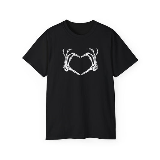 Bones Heart T-Shirt for Halloween