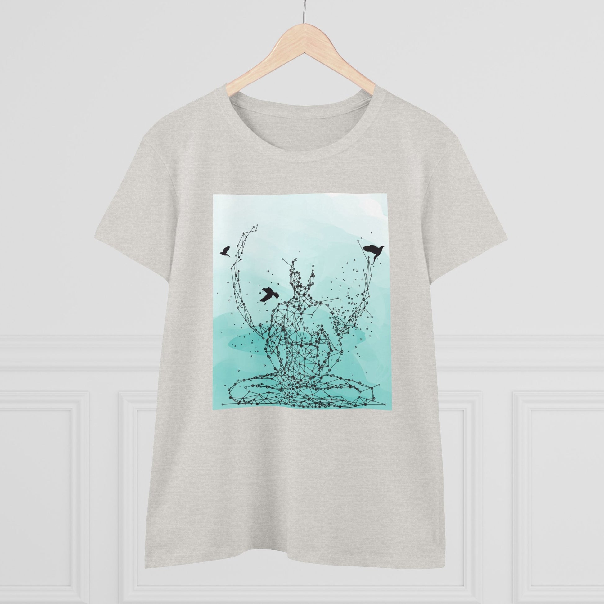 Meditation T-Shirts, Yoga Graphic Tees, Mindfulness Apparel, Zen T-Shirts, Spiritual Shirts, Chakra Tees, Womens T-Shirt