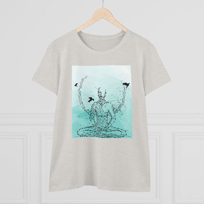 Meditation T-Shirts, Yoga Graphic Tees, Mindfulness Apparel, Zen T-Shirts, Spiritual Shirts, Chakra Tees, Womens T-Shirt