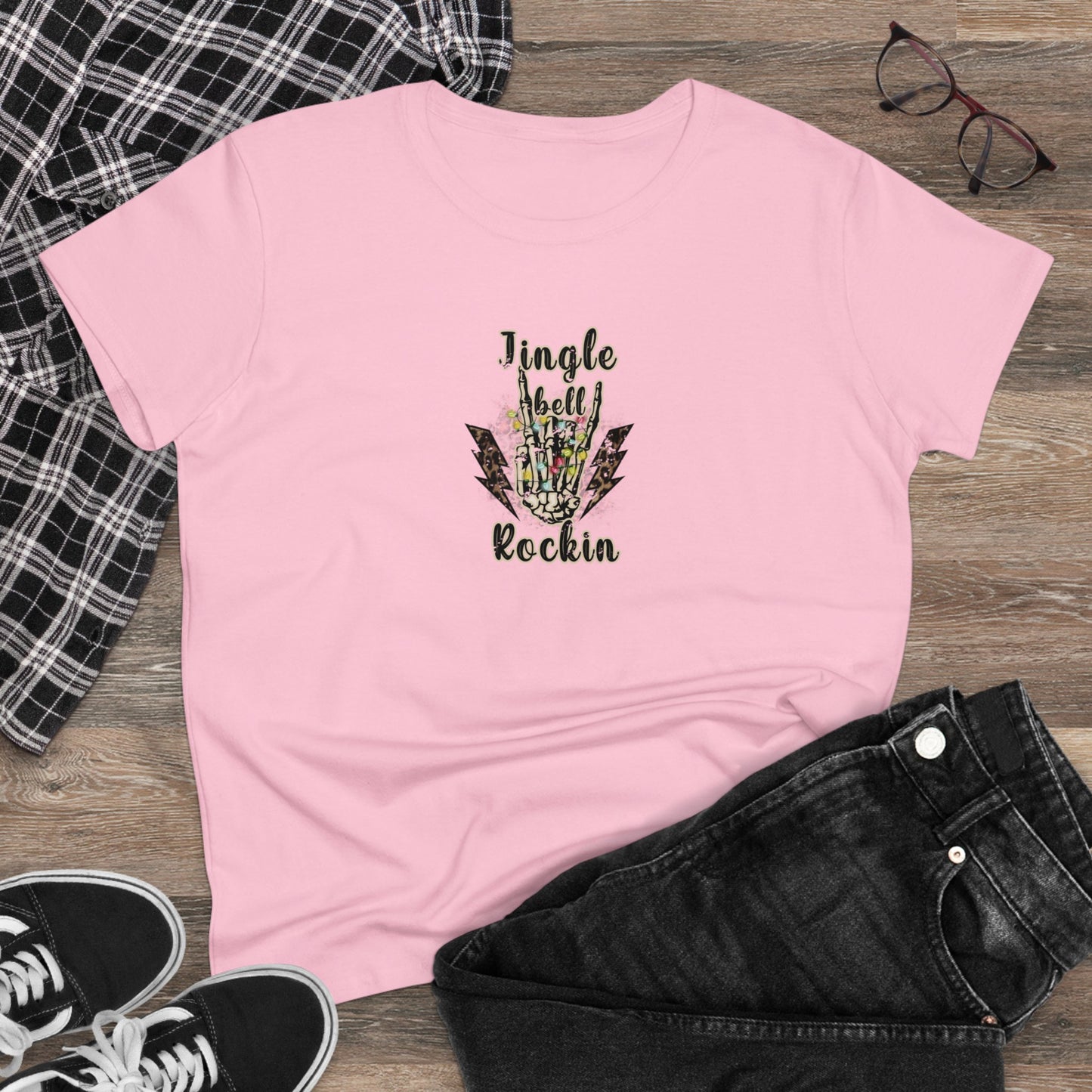 Jingle Bell Rockin, Christmas Graphic Shirts, Festive Holiday T-Shirts, Ugly Christmas Sweater Tees, Funny Christmas Shirt Designs, Cute Xmas Graphic Tees