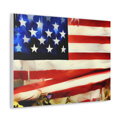 American Flag wall art, Flag wall art, Canvas Gallery Wraps - SaviTraviDesigns