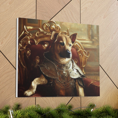 Fancy Dog, Canvas Dog Art, Dog Wall Art, Canine Canvas ArtCanvas Gallery Wraps - SaviTraviDesigns