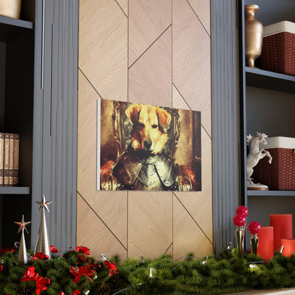 Fancy Dog, Canvas Dog Art, Dog Wall Art, Canine Canvas Art, Canvas Gallery Wraps