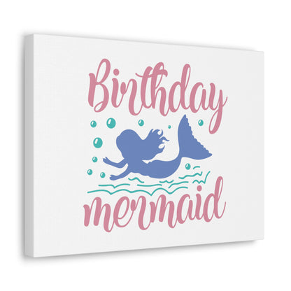 Birthday Mermaid, Mermaid Wall Art, Coastal Mermaid Decor, Beach House Mermaid Signs, Nautical Mermaid Decor, Mermaid Nursery Wall Decor - SaviTraviDesigns