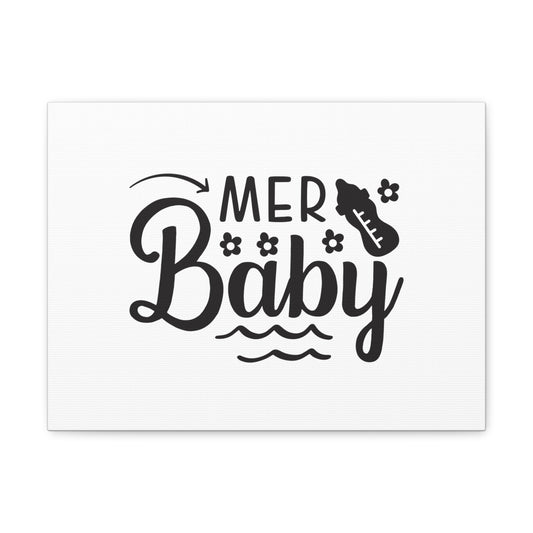 Merbaby, Mer Baby, Mermaid Wall Art, Coastal Mermaid Decor, Beach House Mermaid Signs, Nautical Mermaid Decor, Mermaid Nursery Wall Decor - SaviTraviDesigns