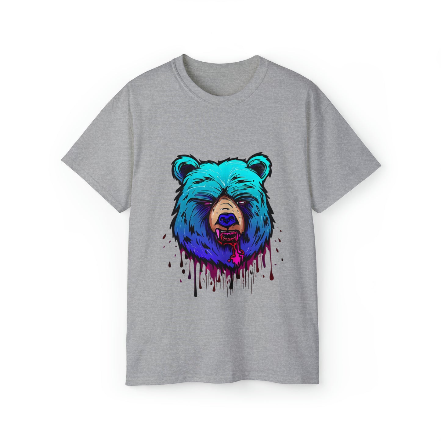 Graffiti shirt, Bear shirt, Urban Art T-Shirt, Blue BearUrban Art - SaviTraviDesigns