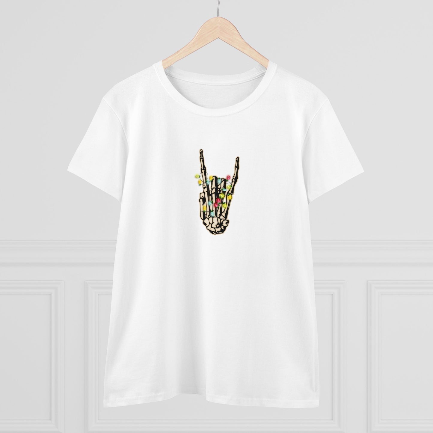 Christmas Lights, Skeleton Hand, Christmas Graphic Shirts, Festive Holiday T-Shirts, Ugly Christmas Sweater Tees, Funny Christmas Shirt Designs, Cute Xmas Graphic Tees