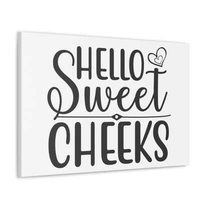 Hello Sweet Cheeks, Rustic Bathroom Decor, Farmhouse Bathroom Signs, Modern Bathroom Wall Decor, Funny Bathroom Signs, Bathroom Wall Art Ideas - SaviTraviDesigns