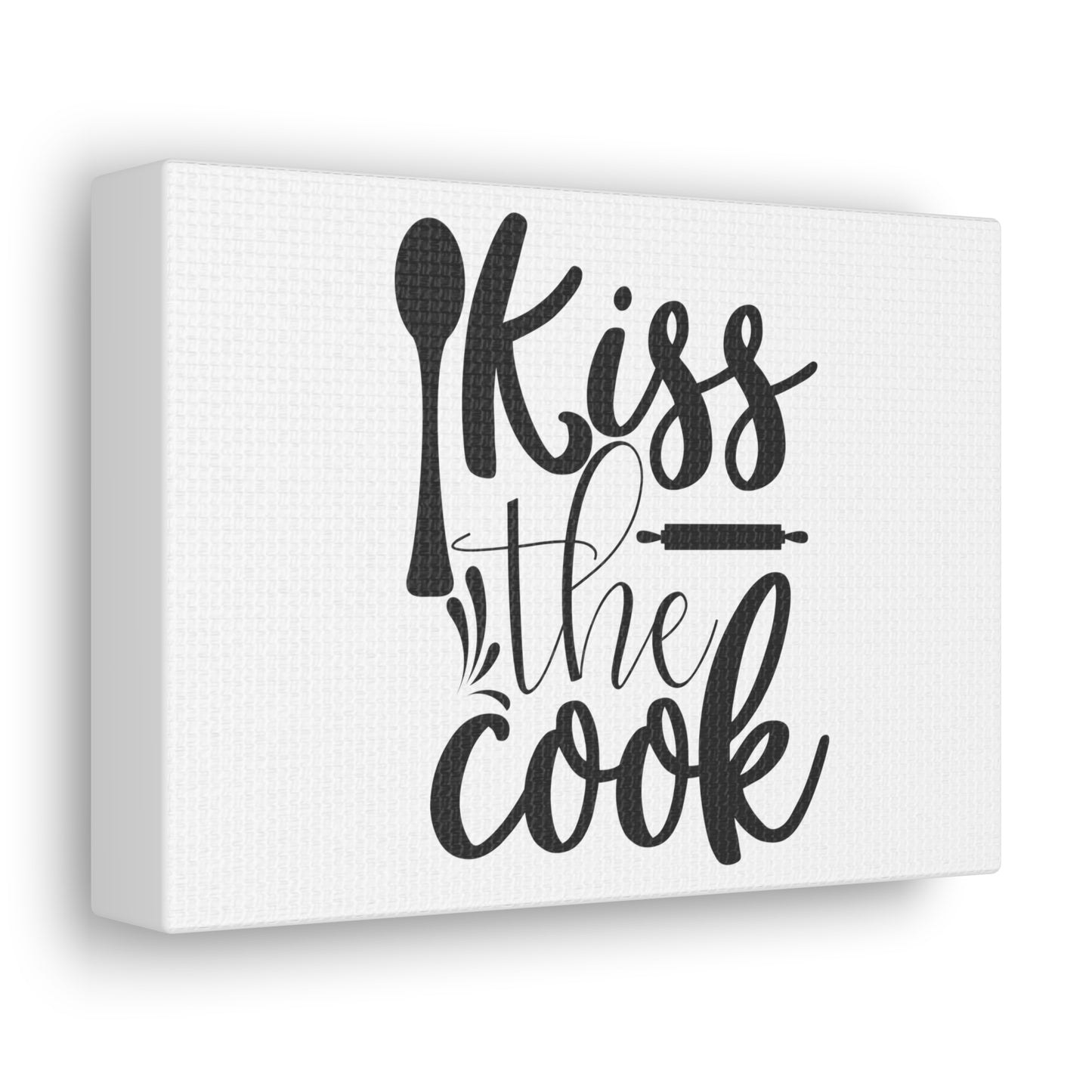 Kiss The Cook, Kitchen quote canvas prints, Kitchen wall decor quotes, Kitchen canvas art, Funny kitchen quotes on canvas, Inspirational kitchen quotes