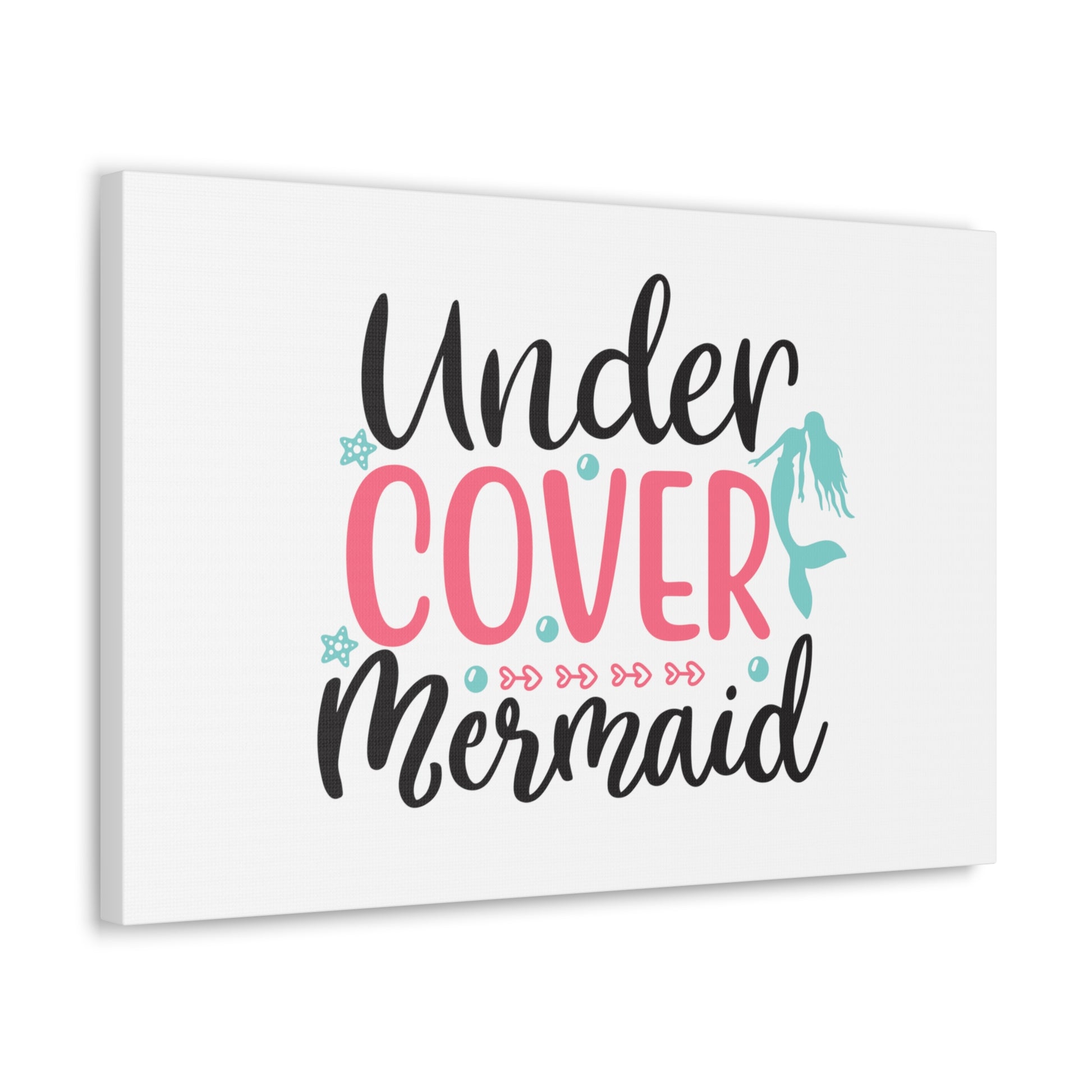 Under Cover Mermaid, Mermaid Wall Art, Coastal Mermaid Decor, Beach House Mermaid Signs, Nautical Mermaid Decor, Mermaid Nursery Wall Decor - SaviTraviDesigns