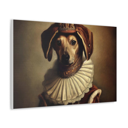 Fancy Dog, Canvas Dog Art, Dog Wall Art, Canine Canvas Art,Canvas Gallery Wraps, Pet Art