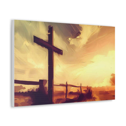 Christian wall art, Cross wall art, Country art, farm art, Canvas Gallery Wraps - SaviTraviDesigns