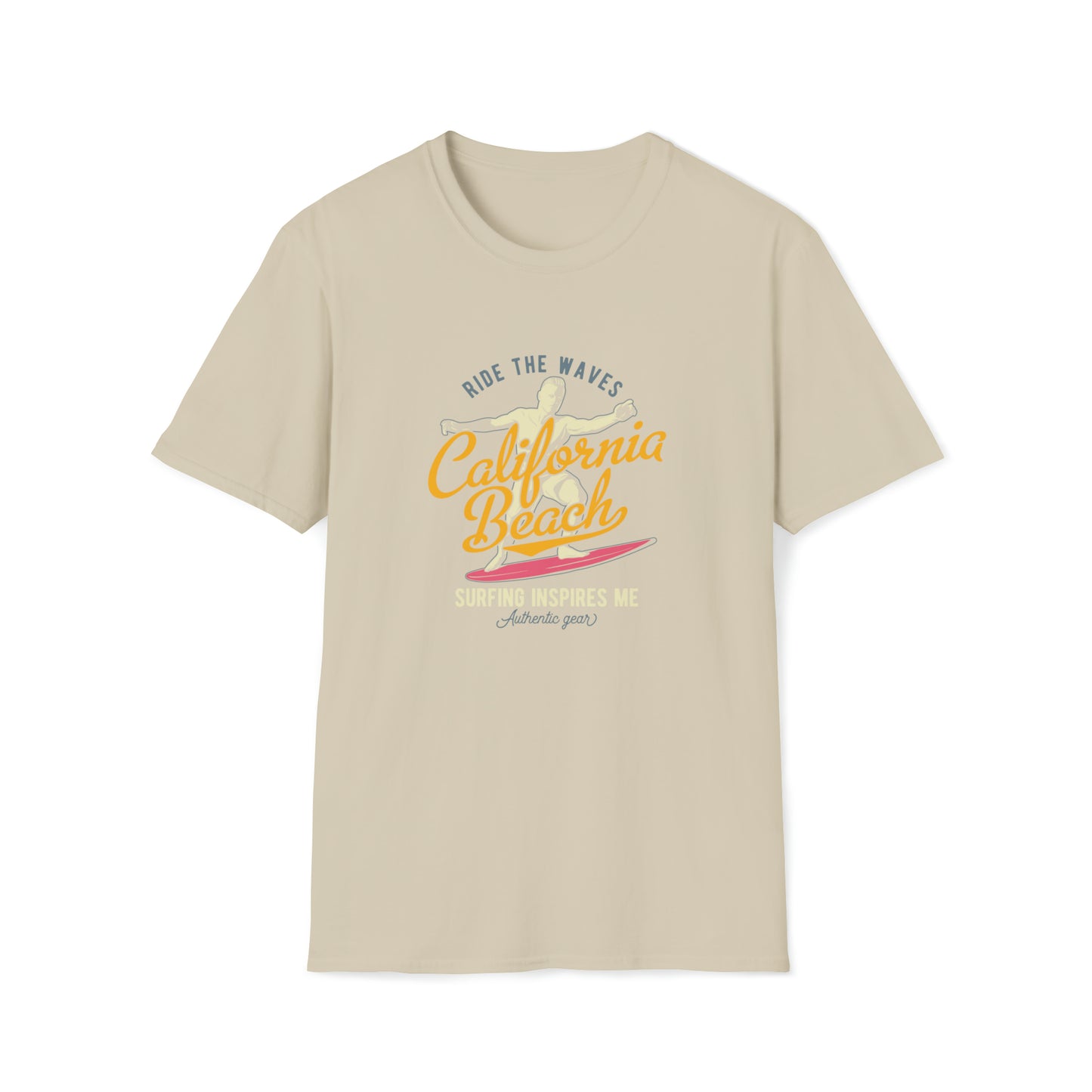 California Beach Surfing |Beach Lifestyle Shirts | Summer Vibe Apparel Sand