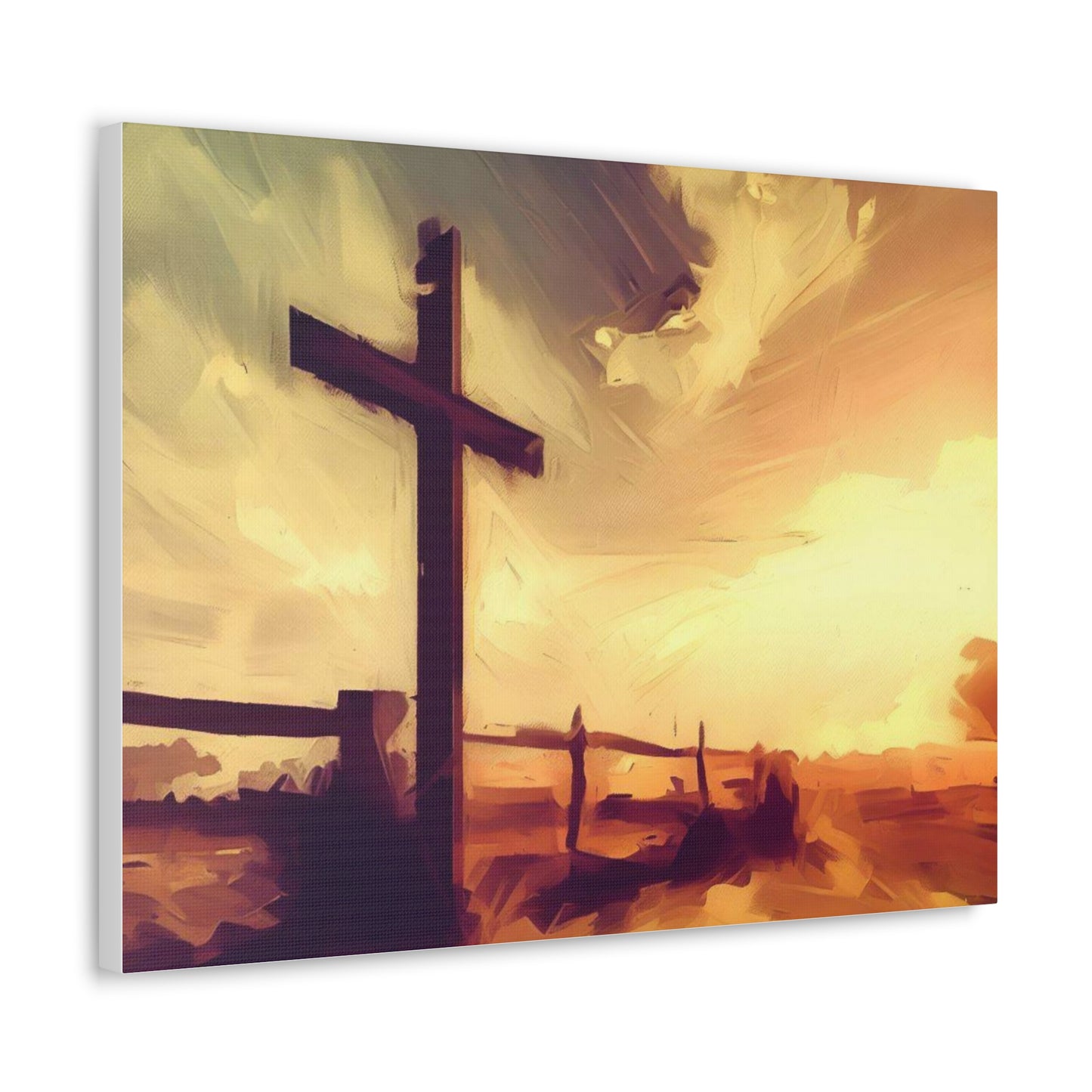 Christian wall art, Cross wall art, Country art, farm art, Canvas Gallery Wraps - SaviTraviDesigns