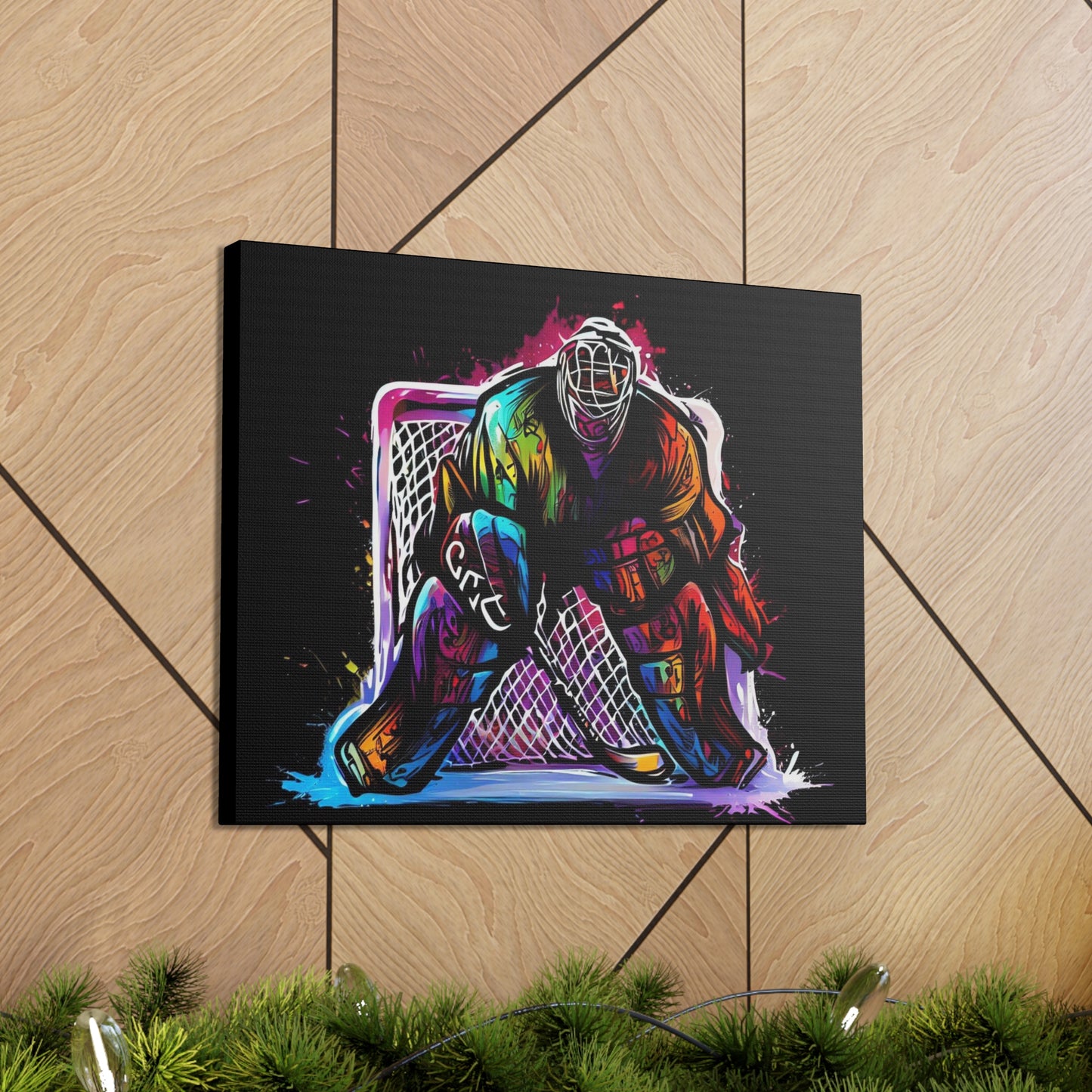 Hockey Canvas print, Graffiti canvas prints, Spray can art paintings, Street art canvas art, Urban graffiti artwork, Graffiti wall decor