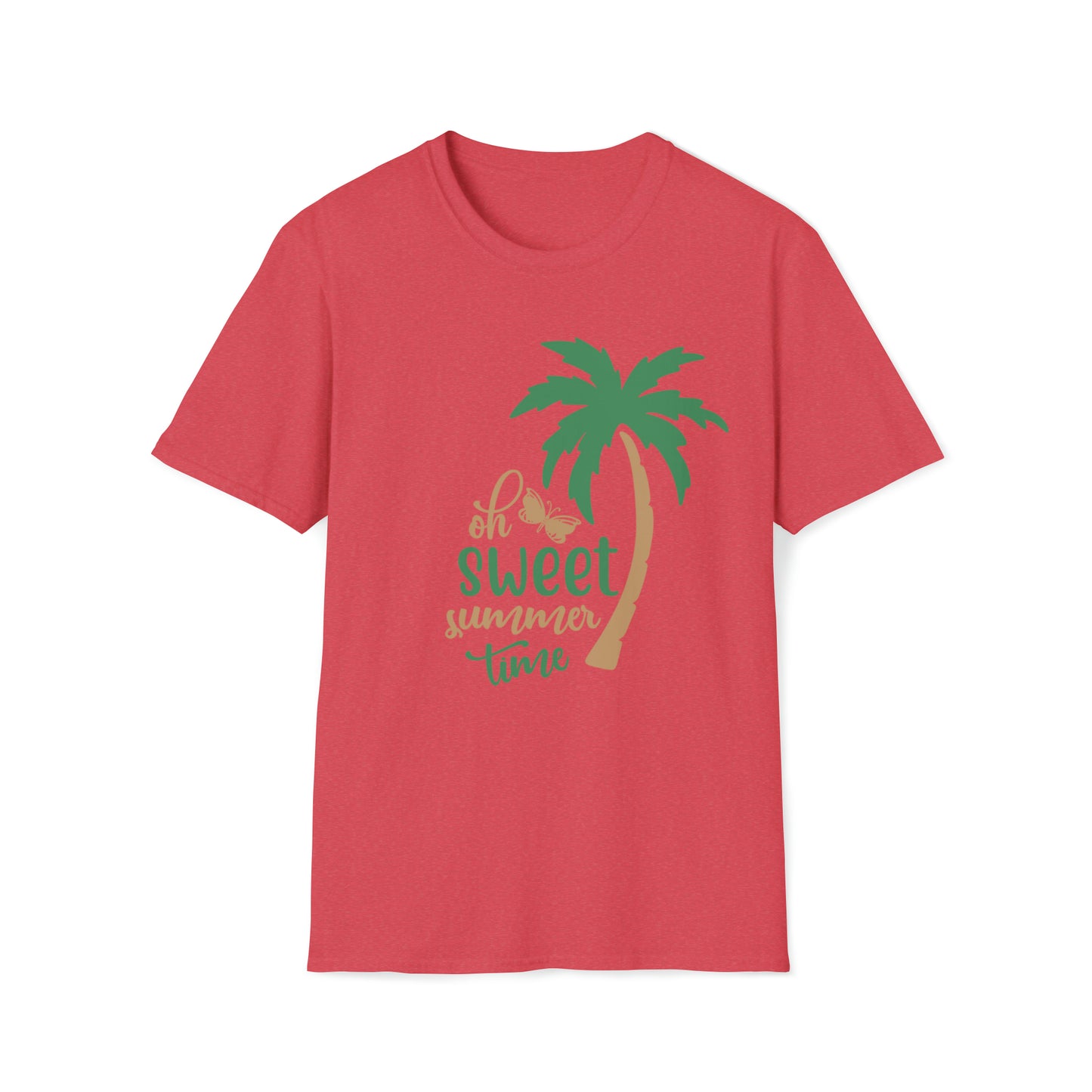 Sweet Summer Time |Beach Lifestyle Shirts | Summer Vibe Apparel Heather Red