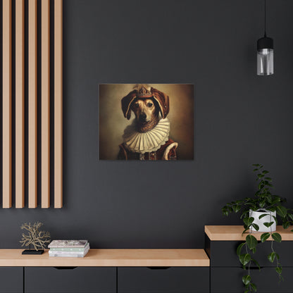 Fancy Dog, Canvas Dog Art, Dog Wall Art, Canine Canvas Art,Canvas Gallery Wraps, Pet Art