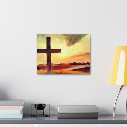 Christian Wall Art, Cross Wall Art, Canvas Gallery Wraps, Christian Country, Christian Art - SaviTraviDesigns