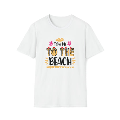 Take Me To The Beach |Beach Lifestyle Shirts | Summer Vibe Apparel White