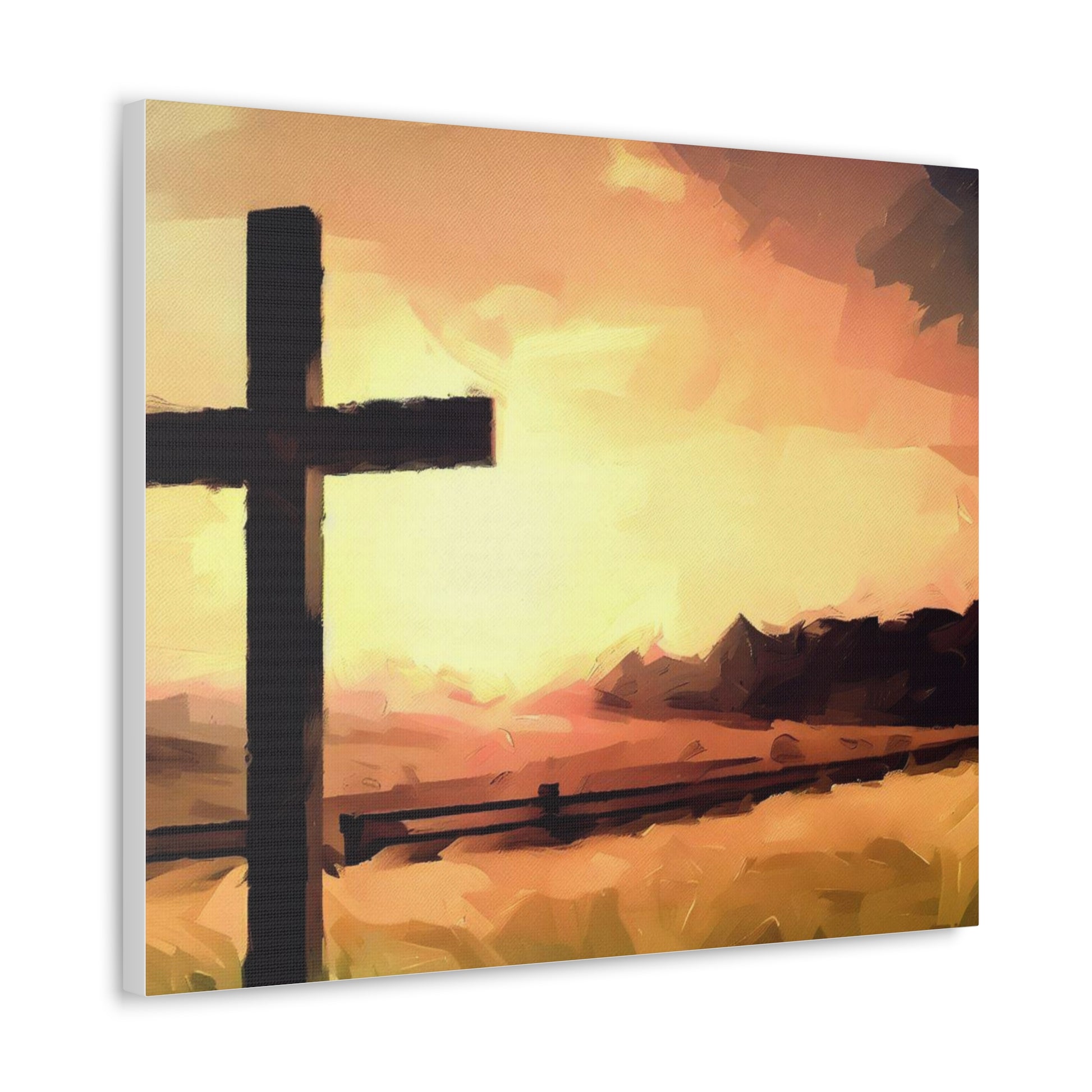 Christian wall art, Cross wall art, country art, Canvas Gallery Wraps - SaviTraviDesigns