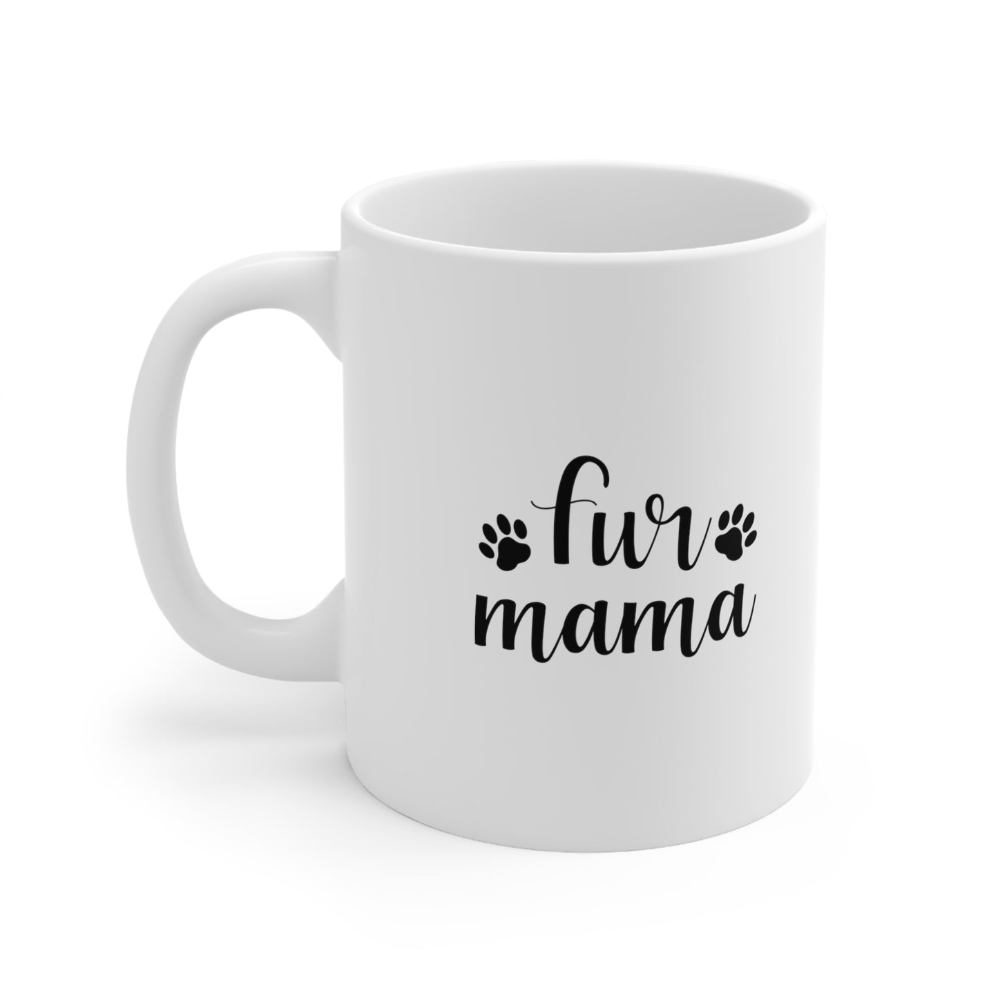 Fur Mama, Coffee Mugs with Art, Unique Mug Designs, Custom Graphic Mugs, Artistic Coffee Cups, Trendy Mug Patterns - SaviTraviDesigns