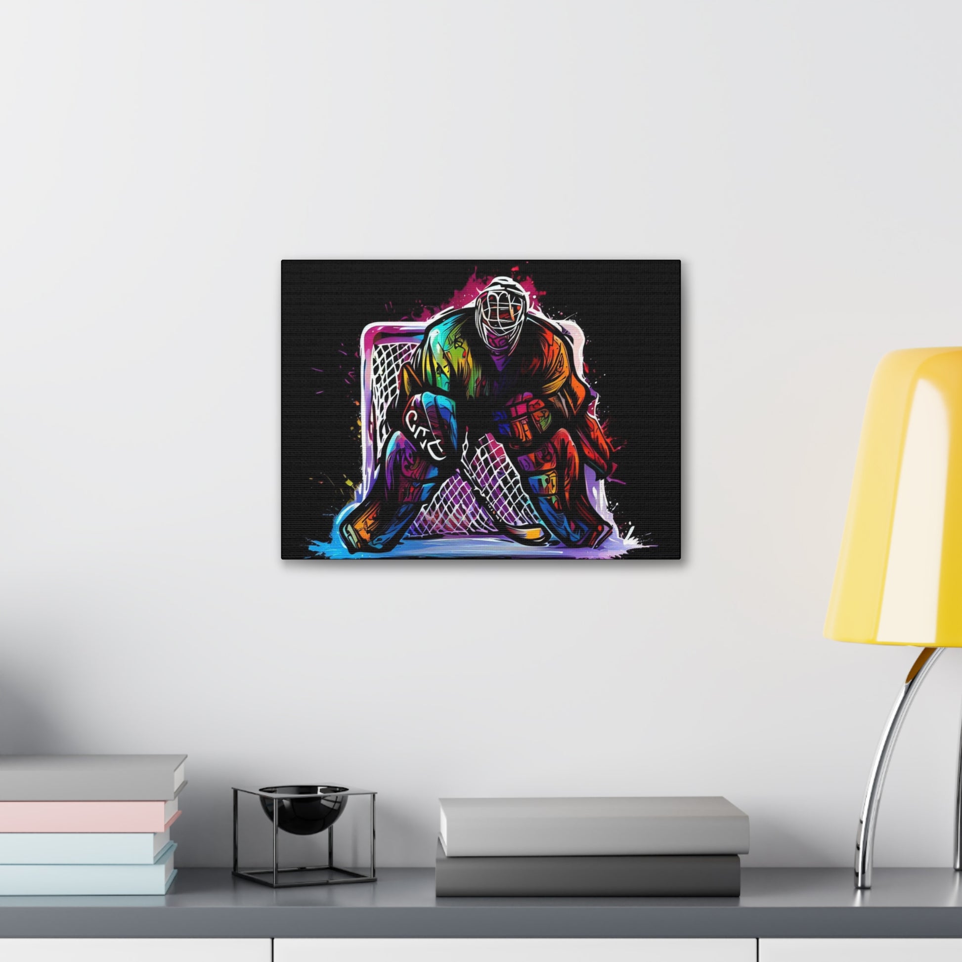 Hockey Canvas print, Graffiti canvas prints, Spray can art paintings, Street art canvas art, Urban graffiti artwork, Graffiti wall decor