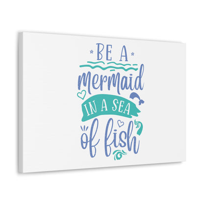 Be A Mermaid, Mermaid Wall Art, Coastal Mermaid Decor, Beach House Mermaid Signs, Nautical Mermaid Decor, Mermaid Nursery Wall Decor - SaviTraviDesigns