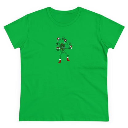 Juggling Santa, Skeleton Santa, Skeleton Christmas, Christmas Graphic Shirts, Festive Holiday T-Shirts, Ugly Christmas Sweater Tees, Funny Christmas Shirt Designs, Cute Xmas Graphic Tees Irish Green