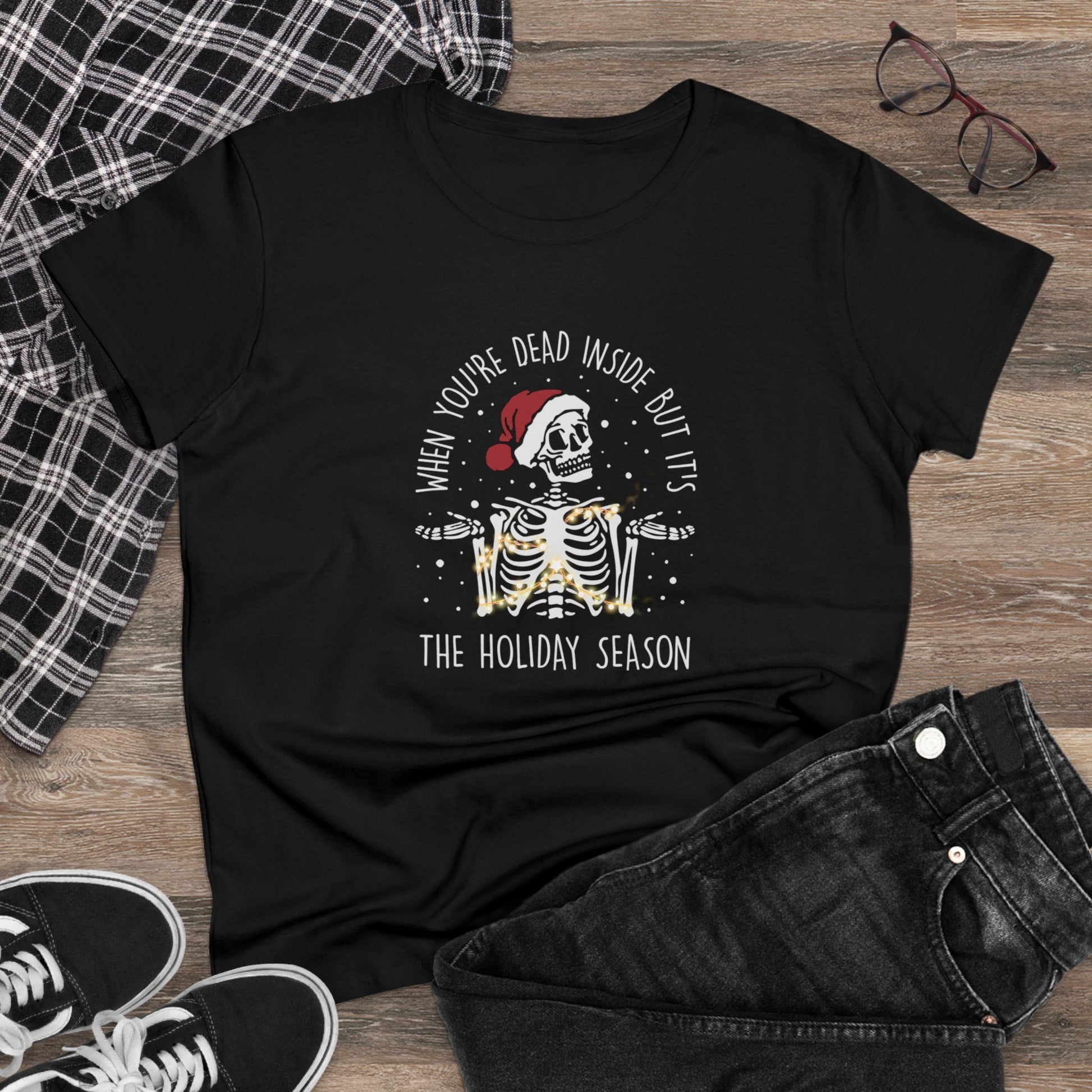 When You Are Dead Inside, Its Holiday Season, Christmas Graphic Shirts, Festive Holiday T-Shirts, Ugly Christmas Sweater Tees, Funny Christmas Shirt Designs, Cute Xmas Graphic Tees