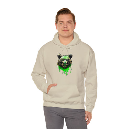 Bear Hoodie, Graffiti Graphic Shirt, Street Art, Urban Art, Unisex Hooded Sweatshirt