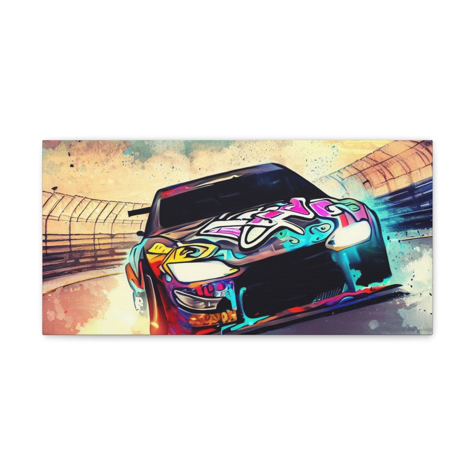 Street Racing, Nascar, Graffiti art prints, Street art canvas, Urban art decor, Graffiti-style wall art, Graffiti canvas prints, Street art posters - SaviTraviDesigns