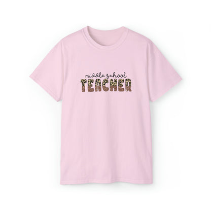 Middle School Teacher, Teacher Graphic Design Shirts, Educator T-Shirt Designs, Classroom Theme Shirts, Inspirational Teacher Tees, Teacher Appreciation Shirts - SaviTraviDesigns