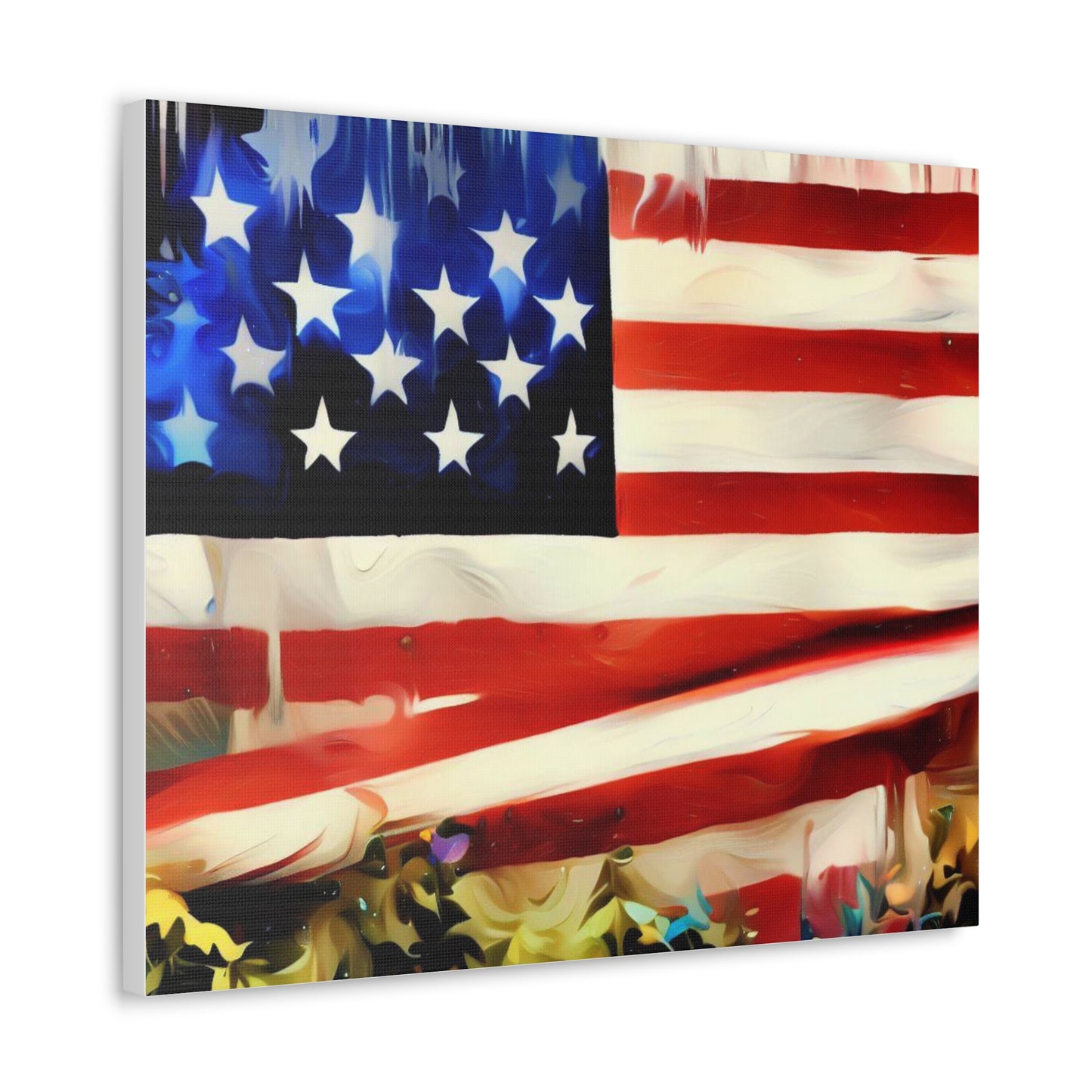 American Flag wall art, Flag wall art, Canvas Gallery Wraps - SaviTraviDesigns