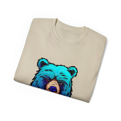 Graffiti shirt, Bear shirt, Urban Art T-Shirt, Blue BearUrban Art - SaviTraviDesigns