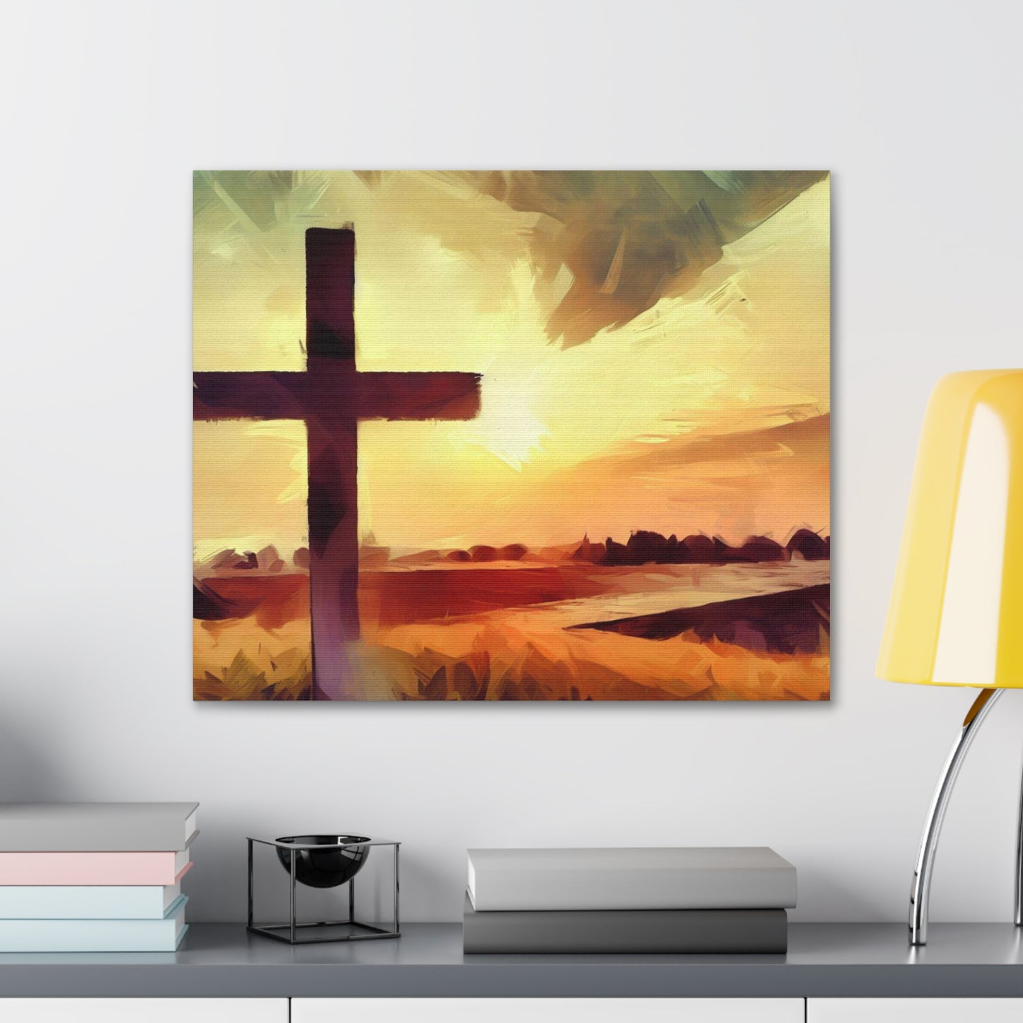 Christian Wall Art, Cross Wall Art, Canvas Gallery Wraps, Christian Country, Christian Art - SaviTraviDesigns